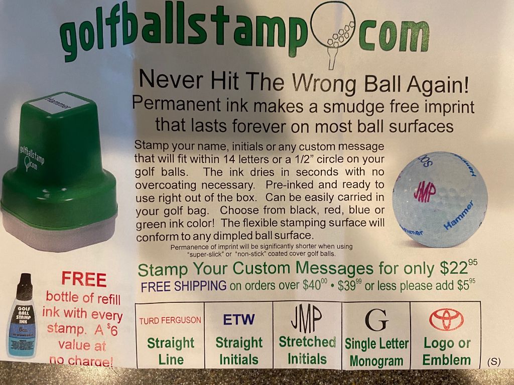 A Marked Golf ball is the best way to avoid penalties! – Niche Golf