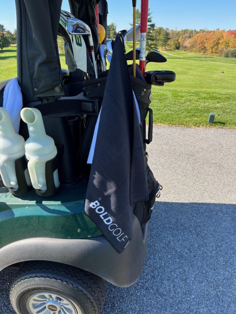 Ein wirklich cooles Golfhandtuch
