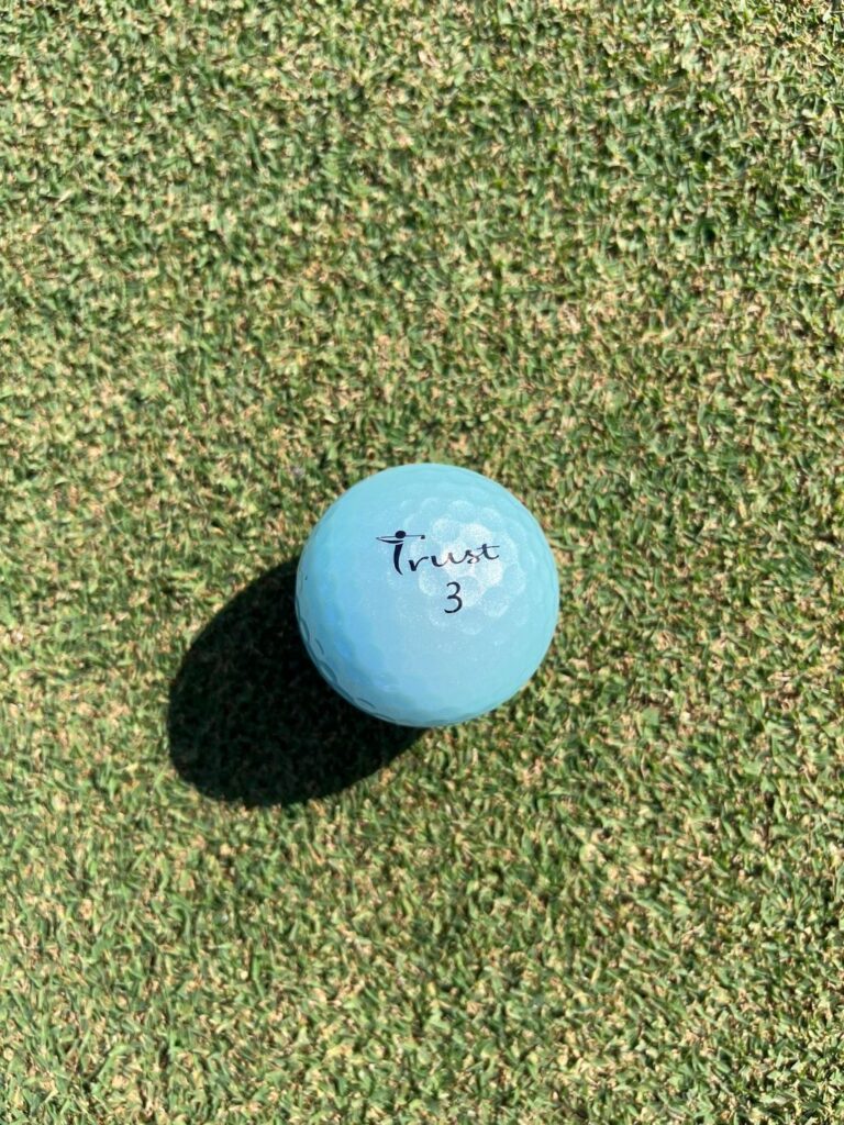 Ein kristallbeschichteter Golfball – Niche Golf